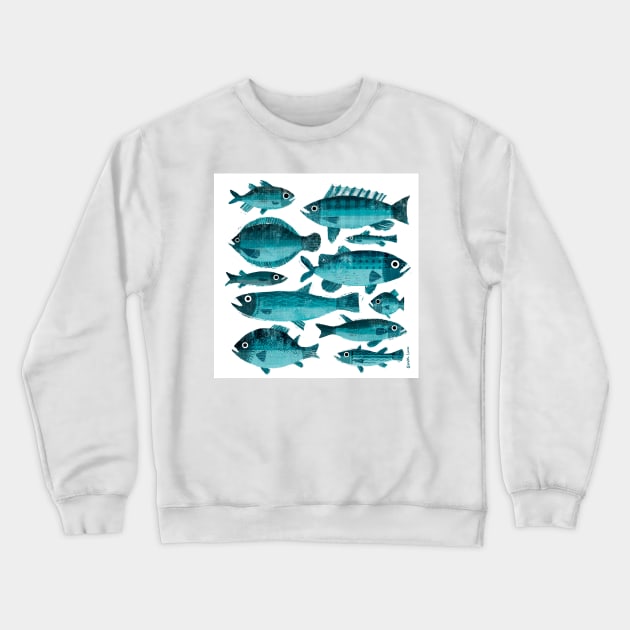 Ten Fish Crewneck Sweatshirt by Gareth Lucas